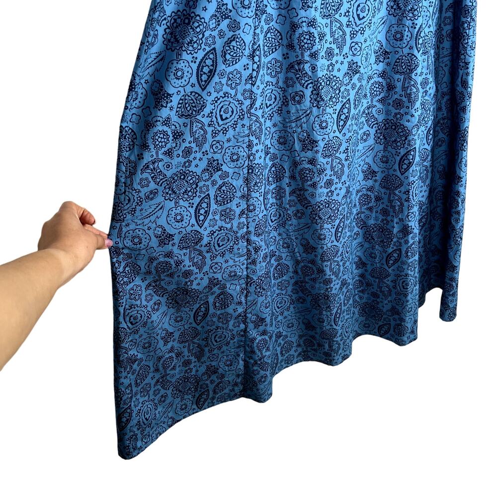 Boden Blue Patterned Mini Dress - Picture 3 of 9
